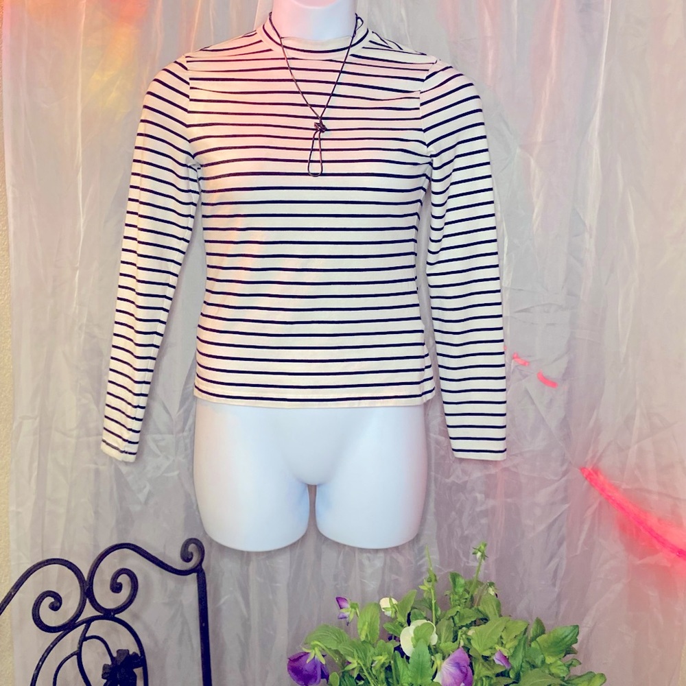 Striped Crewneck Sweatshirt by “H&M”